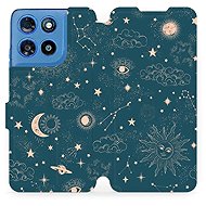 Mobiwear Flip Case for Motorola Moto G57 Power - VP14S Space - Phone Case
