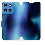 Mobiwear Flip Case for Motorola Moto G57 Power - VP68S Blue Shade - Phone Case