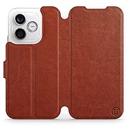 Mobiwear Flip Case for Honor 600 Lite - Brown - Phone Case