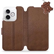 Mobiwear Leather Flip Case for Honor 600 Lite - Brown - Phone Case