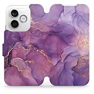 Mobiwear Flip Case for Honor 600 Lite - VP20S Purple Marble - Phone Case