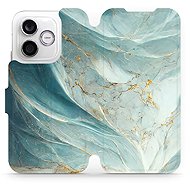 Mobiwear Flip Case for Honor 600 Lite - VP34S Greenish Marble - Phone Case