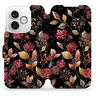 Mobiwear Flip Case for Honor 600 Lite - V171S Golden Leaves - Phone Case