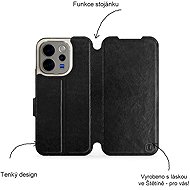 Mobiwear Flip Case for Vivo V70 - Black - Phone Case