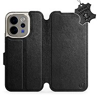 Mobiwear Leather Flip Case for Vivo V70 - Black - Phone Case
