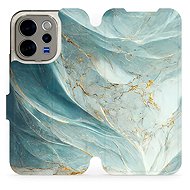 Mobiwear Flip Case for Vivo V70 - VP34S Greenish Marble - Phone Case