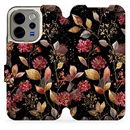 Mobiwear Flip Case for Vivo V70 - V171S Golden Leaves - Phone Case
