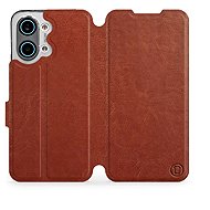 Mobiwear Flip Case for Xiaomi POCO X8 Pro Max - Brown - Phone Case