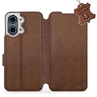 Mobiwear Leather Flip Case for Xiaomi POCO X8 Pro Max - Brown - Phone Case