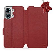Mobiwear Leather Flip Case for Xiaomi POCO X8 Pro Max - Red - Phone Case