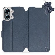 Mobiwear Leather Flip Case for Xiaomi POCO X8 Pro Max - Blue - Phone Case