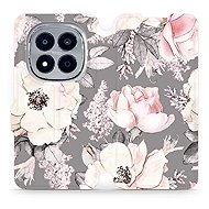 Mobiwear Flip Case for Xiaomi Redmi Note 15 Pro 4G - MX06S Flowers - Phone Case
