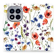 Mobiwear Flip Case for Xiaomi Redmi Note 15 Pro 4G - MP04S Flowers - Phone Case