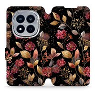 Mobiwear Flip Case for Xiaomi Redmi Note 15 Pro 4G - V171S Golden Leaves - Phone Case