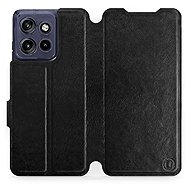 Mobiwear Flip Case for Motorola Edge 60 Neo - Black - Phone Case
