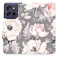Mobiwear Flip Case for Motorola Edge 60 Neo - MX06S Flowers - Phone Case