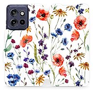Mobiwear Flip Case for Motorola Edge 60 Neo - MP04S Flowers - Phone Case