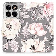Mobiwear Flip Case for Motorola Edge 70 Fusion - MX06S Flowers - Phone Case