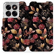 Mobiwear Flip Case for Motorola Edge 70 Fusion - V171S Golden Leaves - Phone Case