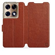 Mobiwear Flip Case for Motorola Signature 5G - Brown - Phone Case