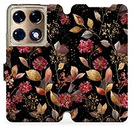 Mobiwear Flip Case for Motorola Signature 5G - V171S Golden Leaves - Phone Case