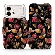 Mobiwear Flip Case for Honor 600 - V171S Golden Leaves - Phone Case