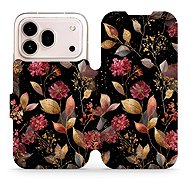 Mobiwear Flip Case for Honor 600 Pro - V171S Golden Leaves - Phone Case