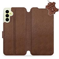 Mobiwear flip kožené pro Samsung Galaxy A15 / A15 5G - Hnědé - L_BRS - Phone Case