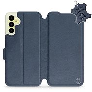 Mobiwear flip leather for Samsung Galaxy A15 / A15 5G - Blue - L_NBS - Phone Case