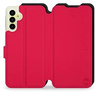 Mobiwear Soft Touch flip pro Samsung Galaxy A15 / A15 5G - Rudé  & Černé - Phone Case