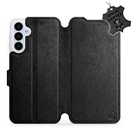 Mobiwear flip leather for Samsung Galaxy A25 5G - Black - L_BLS - Phone Case