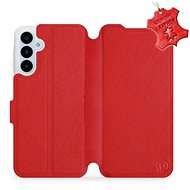 Mobiwear flip leather for Samsung Galaxy A25 5G - Red - L_RDS - Phone Case