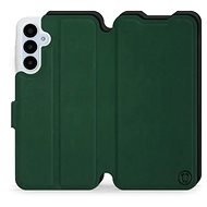 Mobiwear Soft Touch flip pro Samsung Galaxy A25 5G - Zelené & Černé - Phone Case