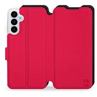 Mobiwear Soft Touch flip pro Samsung Galaxy A25 5G - Rudé  & Černé - Phone Case