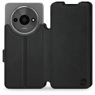 Mobiwear Soft Touch flip book for Xiaomi Redmi A3 - Black - Phone Case