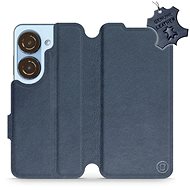 Kožené Mobiwear flip pro Asus Zenfone 10 - Modré - L_NBS - Phone Case