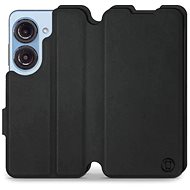 Mobiwear Soft Touch flip pro Asus Zenfone 10 - Černé - Phone Case