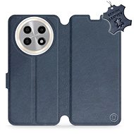 Kožené Mobiwear flip pro Huawei Nova Y91 - Modré - L_NBS - Phone Case