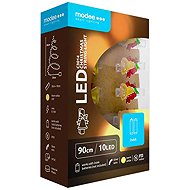 Modee Lighting LED decoration C3016, 10 LEDs, 90 cm, star-shaped clips, 2 × AA batteries - Christmas Lights