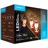 Modee Lighting LED vánoční řetěz C1013 10 LED 1,35m 3 × AA teplá bílá mikuláš - Christmas Lights