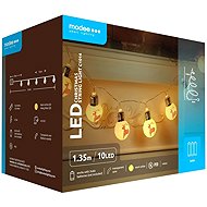Modee Lighting LED Christmas light string C1014, 10 LEDs, 1.35 m, 3 × AA, warm white Christmas baubl - Christmas Lights