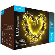 Modee Lighting LED vánoční řetěz C2015 576 LED 6m teplá bílá - Christmas Lights