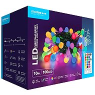 Modee Lighting LED Christmas light string C2023, 100 LEDs, 10m, RGB berries + remote control - Christmas Lights