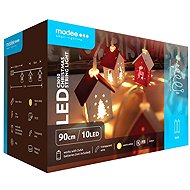 Modee Lighting LED dekorace C3010 10 LED 90 cm domeček 2 × AA baterie - Christmas Lights