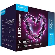 Modee Lighting LED vánoční řetěz C2016 288 LED 3m růžová, bílá - Christmas Lights