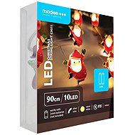 Modee Lighting LED dekorace C3021 10 LED 90 cm mikuláš 2 × AA baterie - Christmas Lights