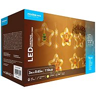 Modee Lighting LED dekorace C3005 110 LED 3m teplá bílá hvězdičky - Christmas Lights