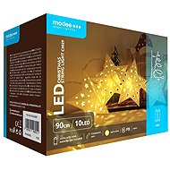 Modee Lighting LED Decoration C3029, 10 LEDs, 90 cm, stars, 2 × AA batteries - Christmas Lights