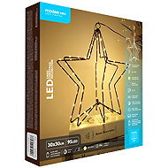 Modee Lighting LED decoration C4032 star, 3 × AA batteries - Christmas Lights