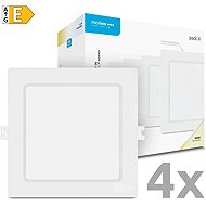 Modee Lightning LED Ceiling Panel Square 12W, 4000K White, 1320lm, 4pcs - LED Panel